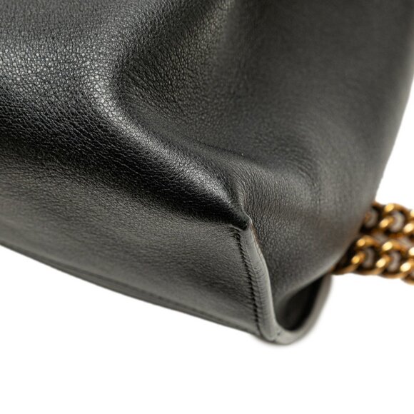 GUCCI Black Leather Backpack main image 5